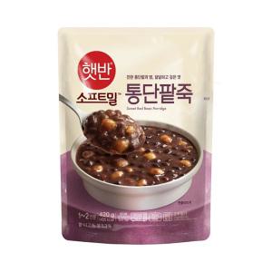 CJ 비비고 통단팥죽 420g 식자재마트 펜션음식 도매가