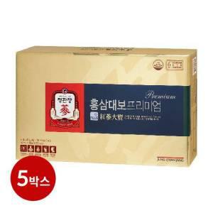 [정관장] 홍삼대보 프리미엄 40ml*30포(선물포장)x5박스+쇼핑백