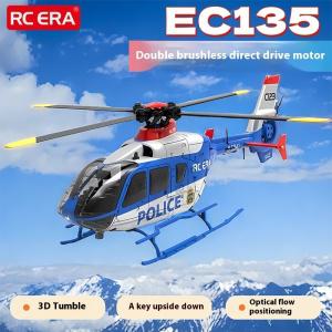 Ec-135 원격 조종 헬리콥터 브러시리스 롤링 및 플립 6 방향 단일 프로펠러 장난감 RC Era C123 스턴트