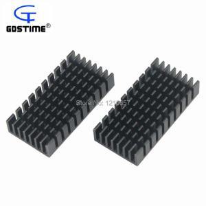 LM2596 + 기타용 50x25x10mm 알루미늄 방열판 500 개 로트 접착제 포함