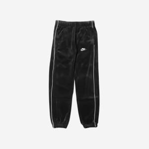 나이키 NSW 클럽 벨루어 트라우저 블랙 - 아시아 Nike Club Velour Trousers Black Asia 헬스 크로스핏 긴