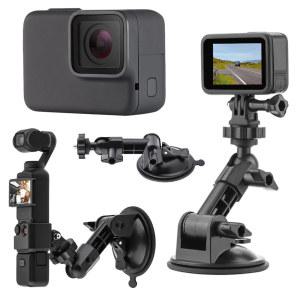 DJI Osmo 포켓 3 용 카메라 브래킷 보호 테두리 익스텐션 마운트, 자동차 앞 유리 창 대시 거치대 키트, 액세서리