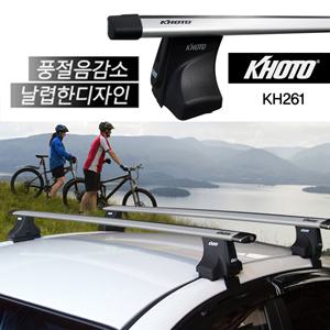 KH-261/KH-260 루프온 가로바 플랫스루바 코토 정품 2개1세트 루프박스 에어로바 전차종 기본바 짐받이