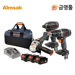 아임삭 BL18GMT7 충전콤보세트 18V 5.0AH BL18GMT후속 임팩+그라인더+햄머콤보