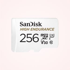 [샌디스크]MicroSDXC High Endurance 256G U3 4K V30 TLC/QQNR_ST