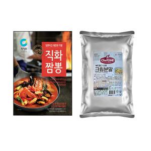 쉐프원 크림 분말1kg 직화짬뽕 분말1kg