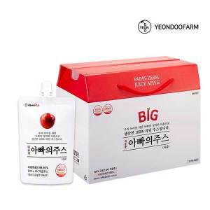 [연두팜] 돌려따는) BIG 대용량 아빠의주스 사과즙 180ml 30개입 한박스