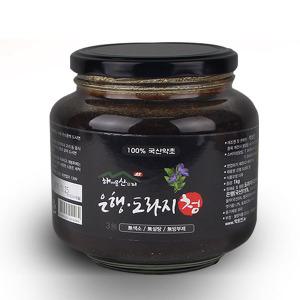 약초인 무설탕 은행도라지청 1kg 국산도라지 국산은행 무방부제 무색소