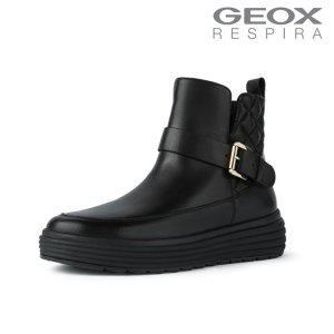 [제옥스](센텀시티점)[GEOX]제옥스 여성 New 22 F/W 컴포트 워커 앵클 부츠 파오레 W1B26FD2W11 블랙