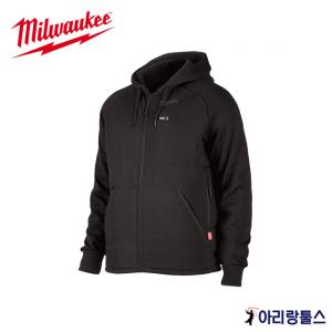 밀워키 M12 HHBL4-0 M12 히팅후디 사이즈 S M L XL 히팅후드 발열작업복 3단온도조절