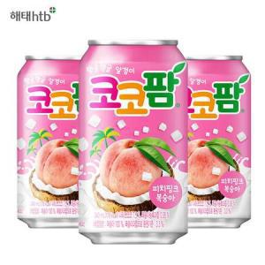 [무료배송]코코팜 피치핑크 340ml _ 48개 (24캔 x 2박스)