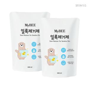 마이비 와이셔츠 흰옷 김치국물 얼룩제거제 스프레이 300ml 리필 2개