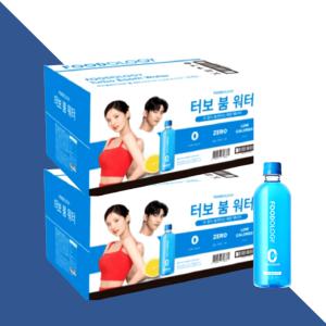 푸드올로지 터보붐워터 제로슈가 파란통 파란물 다이어트 음료 500ml 24개입X2박스