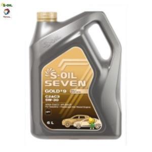 [제이큐]S-OIL GOLD 합성엔진오일 7 9 C2 C3 5W-30 6L 3개 1박스