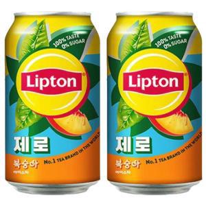 립톤 아이스티 제로슈가 복숭아 355ml x 24캔