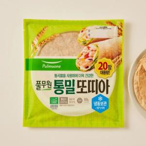 풀무원 냉동 통밀 또띠아15cm(20입) 500g 1개