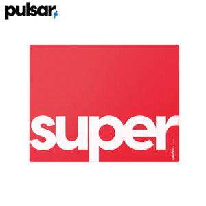 PULSAR 슈퍼글라이드 유리 마우스패드 V2 (레드,L)