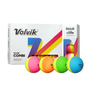 [볼빅](대구신세계)[정품] 볼빅 비비드 콤비 무광 반반볼 VOLVIK VIVID COMBI 3PC