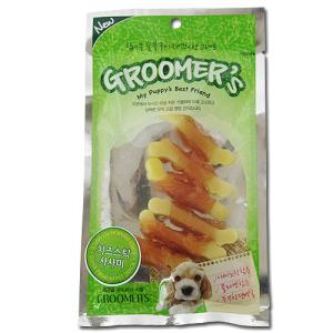 구루머스(Groomers) 치즈스틱사사미 70g   /강아지용품/간식 /통졸임/캔/육표/사시미/사료