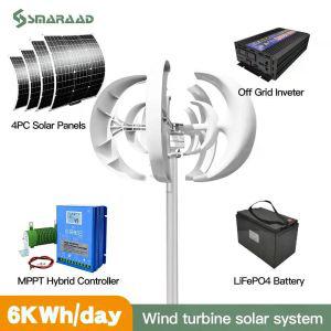 수직 풍력 발전기 터빈 가정용 소형 세트 키트 태양광패널 고효율 6kwh 3KW