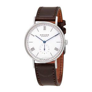 237 Nomos 노모스 Ludwig 38 Hand Wind White Enamel Dial Men's Wa