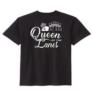 볼링 티셔츠 Queen of the lanes 메쉬 드라이 면티 Bowling Crew (볼링크루) 단체 팀복 제작