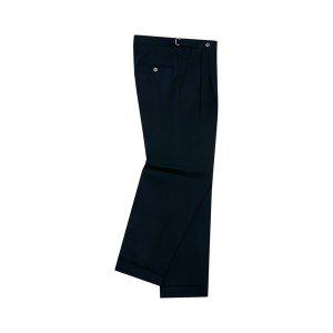 [벨리프]Linen soft adjust 2Pleats Trousers (Navy)