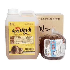 콩마실 100% 국산재료 현미찹쌀발효액 + 쌀조청 세트