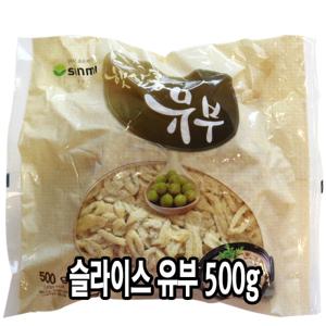 다인 슬라이스 유부 500g 우동고명 절단유부