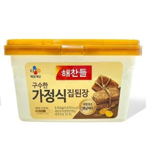 해찬들 구수한 가정식 집된장 3.15kg /맛있는 찌개 양념 대용량 대량 씨제이밥 씨재이 시제이 코스트코