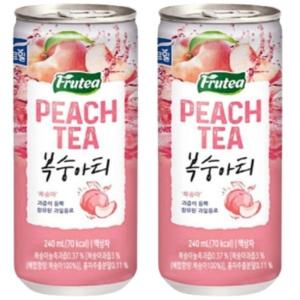 푸르티 복숭아티 240ml 60캔