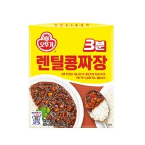 오뚜기 3분 렌틸콩 짜장 200G 24개