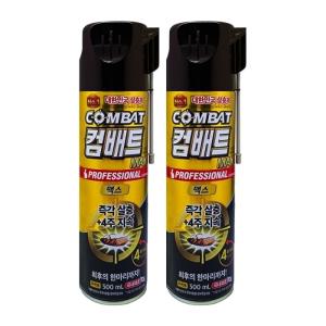 컴배트 스피드 냄새없는 수성 바퀴벌레 에어졸 500ml x2