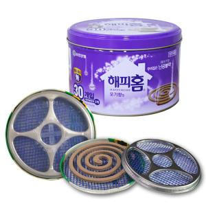 해피홈 모기향 캔30P+연소기2개 모기약