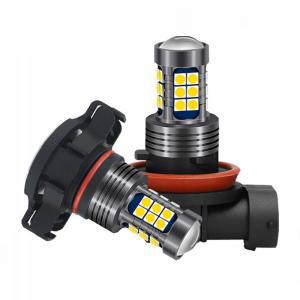 차량용 LED 안개등 전구 12V H8 H11 H10 9145 H16 9006 HB4 PSX24W 2504 HB3 P13W 자동 주행 램프 DRL 1 개