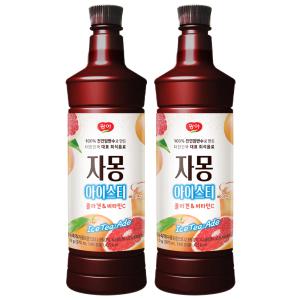 광야식품 자몽 아이스티 베이스 970ml x 2개 에이드