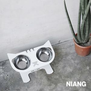 니앙볼 NIANG BOWL 고양이 밥그릇 (화이트 색상)