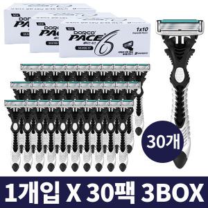 도루코 페이스6 휴대용 면도기 30팩