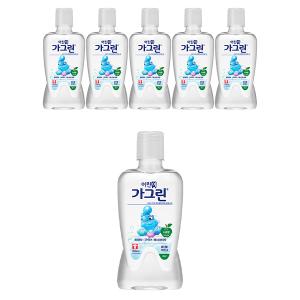 가그린 어린이 구강청결제, 사과향, 380ml, 6개