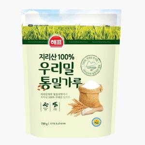 해표 지리산 100% 우리밀 통밀가루 750g