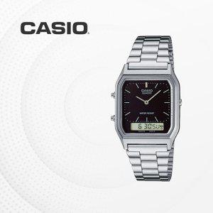 카시오 CASIO 남여공용 메탈 빈티지 전자 손목시계 AQ-230A-1D