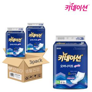 카네이션 오버나이트 밤이편한 속기저귀 성인용기저귀 28매입 x 3팩