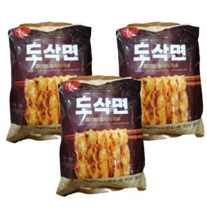 노브랜드 도삭면 180g 4봉입 x 3팩 중국식국수 끓는물1분 중화면