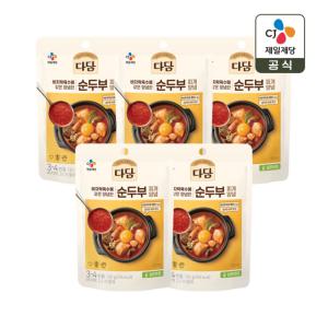 다담 바지락순두부 찌개 양념 130g x5개