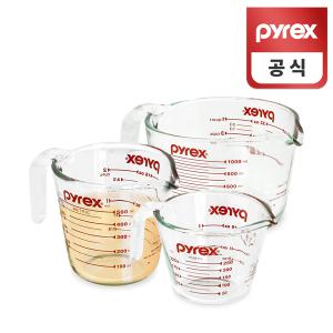 [파이렉스] 오리지널 계량컵 3종 250ml+500ml+1000ml