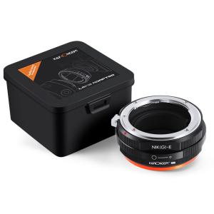 KnF NIK(G)-E PRO 렌즈 어댑터 니콘 G 렌즈-소니 E 바디 _무반사코팅 (뒤캡옵션) Nikon G glass on Sony E adapter (E cap option)