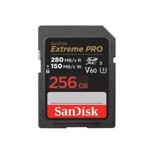 [샌디스크] Extreme PRO SD Card (V60 USH-II U3 280MB/s) 256GB XEP