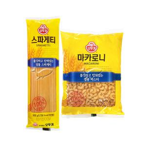 오뚜기 스파게티면 500g/ 6개+마카로니 500g/ 6개 총12개