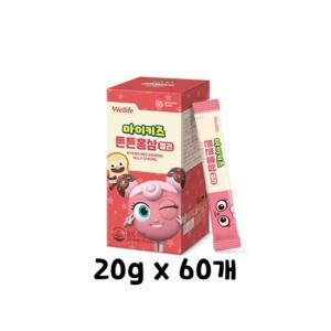 마이키즈 튼튼 홍삼 젤리 20g 60개 60일분 아연