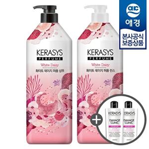 [애경][ 비밀] 케라시스 퍼퓸 샴푸/린스 1L x2개 +샴푸180ml 2개증정